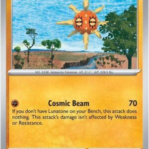 Solrock 075/132 Reverse Holofoil ME01: Mega Evolution Solrock 075/132 Reverse Holofoil ME01: Mega Evolution