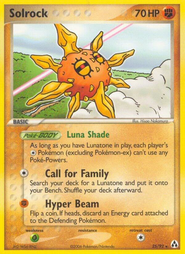 Solrock 25/92 Reverse Holofoil Legend Maker