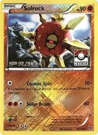 Solrock | 64/146 (Pokemon League) [2nd Place] | 064/146 | Reverse Holofoil | League & Championship Cards