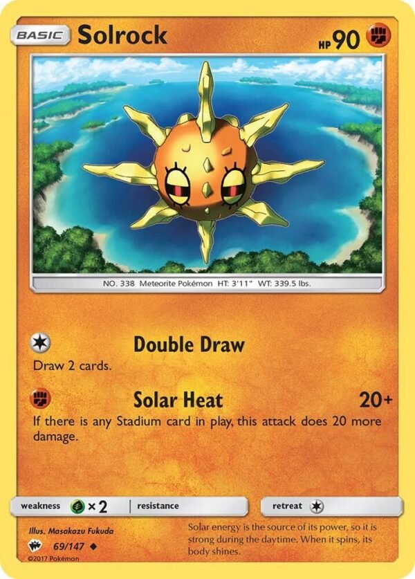 Solrock 69/147 Normal SM – Burning Shadows