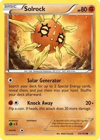 Solrock | 83/160 | Reverse Holofoil | XY - Primal Clash