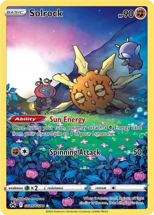 Solrock GG15/GG70 Holofoil Crown Zenith: Galarian Gallery