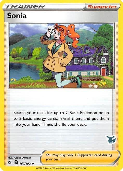 Sonia 167/192 (Eevee Stamped) Normal Battle Academy 2022 Sonia 167/192 (Eevee Stamped) Normal Battle Academy 2022