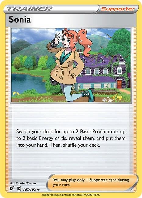 Sonia 167/192 Normal SWSH02: Rebel Clash