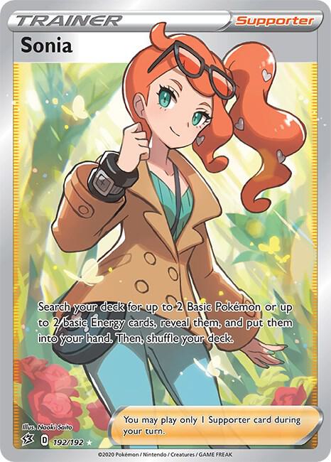 Sonia (Full Art) 192/192 Holofoil SWSH02: Rebel Clash Sonia (Full Art) 192/192 Holofoil SWSH02: Rebel Clash