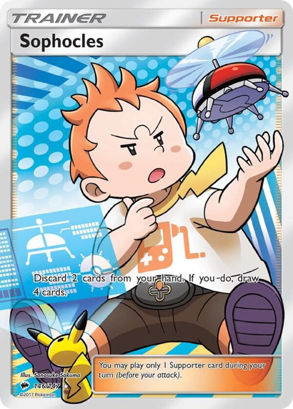 Sophocles (Full Art) 146/147 Holofoil SM – Burning Shadows