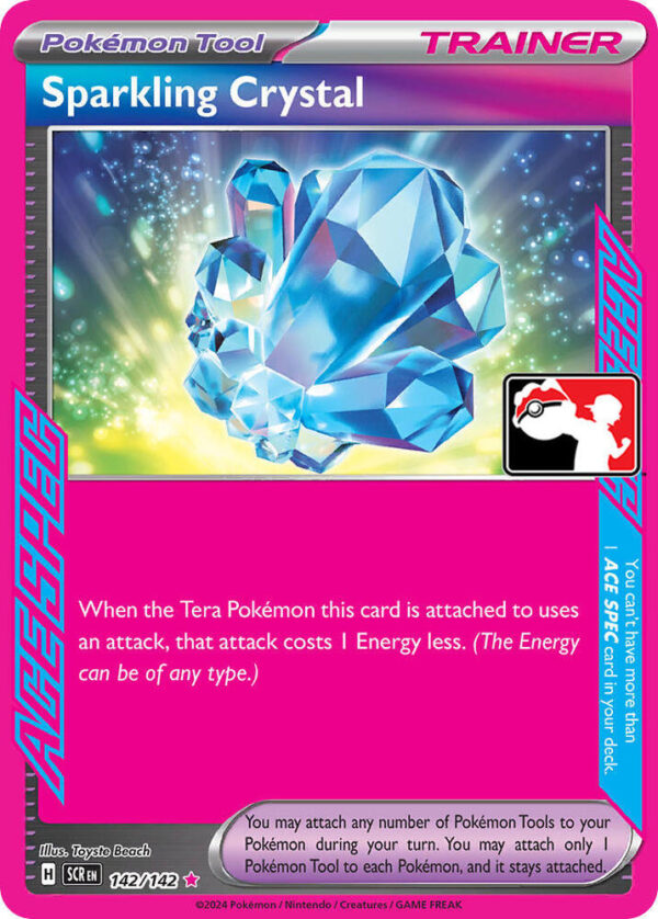 Sparkling Crystal 142/142 Holofoil Prize Pack Series Cards