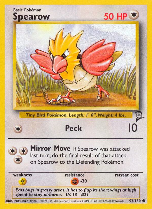 Spearow 092/130 Normal Base Set 2
