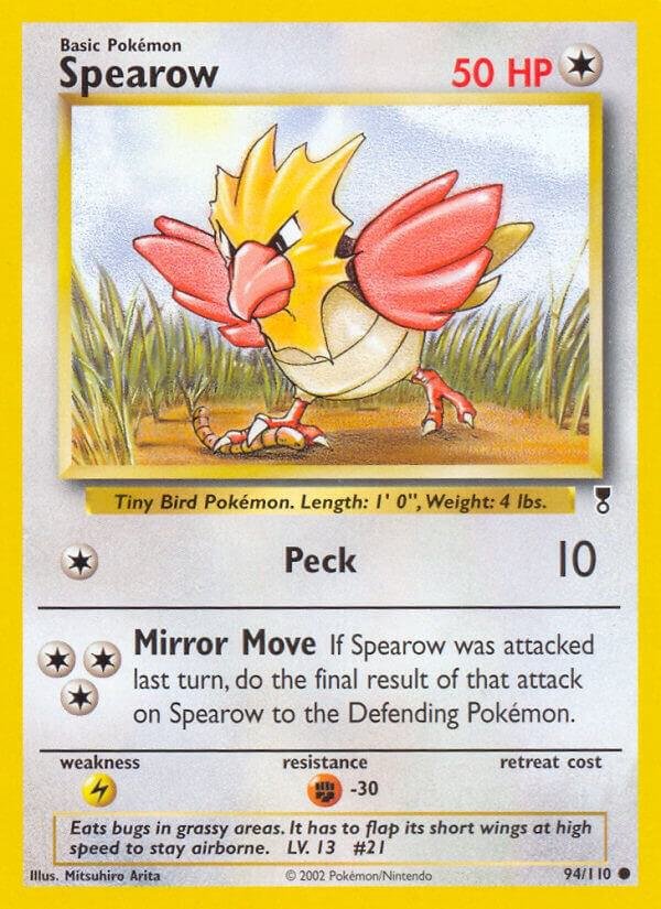 Spearow 094/110 Reverse Holofoil Legendary Collection Spearow 094/110 Reverse Holofoil Legendary Collection