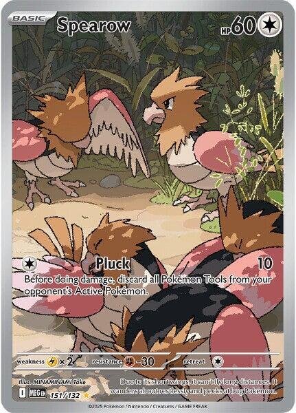 Spearow 151/132 Holofoil ME01: Mega Evolution Spearow 151/132 Holofoil ME01: Mega Evolution
