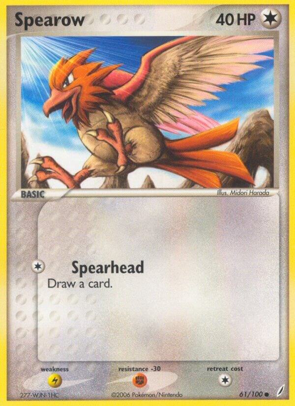 Spearow 61/100 Reverse Holofoil Crystal Guardians Spearow 61/100 Reverse Holofoil Crystal Guardians