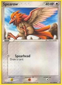 Spearow | 61/100 | Reverse Holofoil | Crystal Guardians