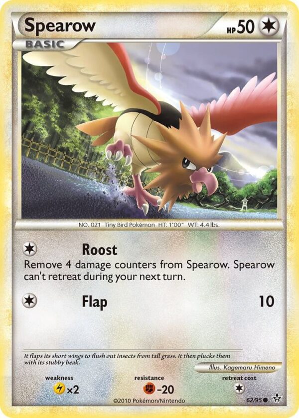 Spearow 62/95 Normal Unleashed Spearow 62/95 Normal Unleashed