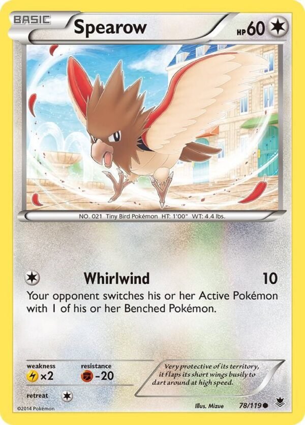 Spearow 78/119 Reverse Holofoil XY – Phantom Forces
