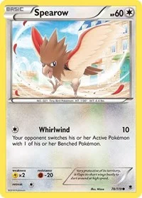 Spearow | 78/119 | Normal | XY - Phantom Forces