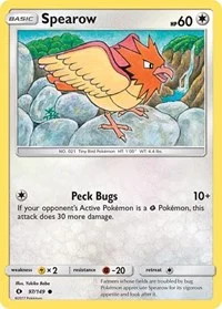 Spearow | 97/149 | Normal | SM Base Set