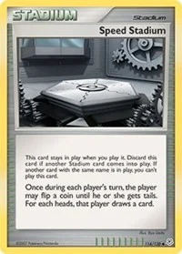 Speed Stadium | 114/130 | Reverse Holofoil | Diamond and Pearl