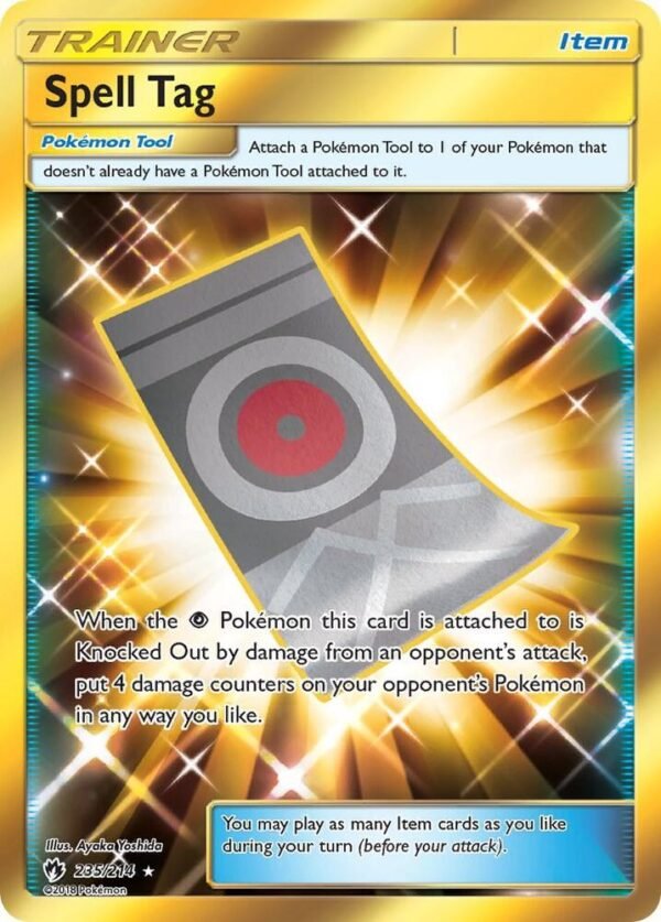 Spell Tag (Secret) 235/214 Holofoil SM – Lost Thunder Spell Tag (Secret) 235/214 Holofoil SM – Lost Thunder