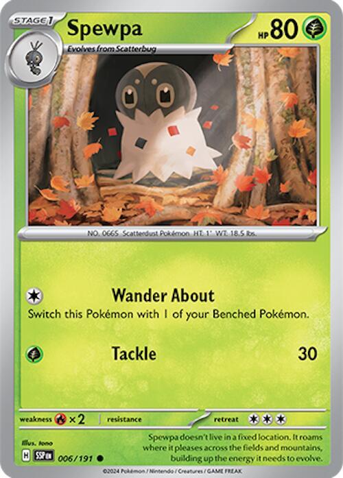 Spewpa 006/191 Normal SV08: Surging Sparks