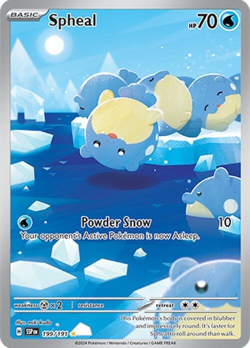 Spheal 199/191 Holofoil SV08: Surging Sparks
