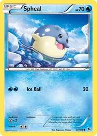 Spheal | 24/106 | Reverse Holofoil | XY - Flashfire