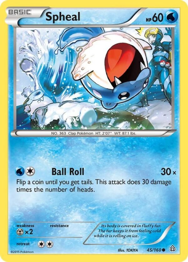 Spheal (45) 45/160 Reverse Holofoil XY – Primal Clash Spheal (45) 45/160 Reverse Holofoil XY – Primal Clash