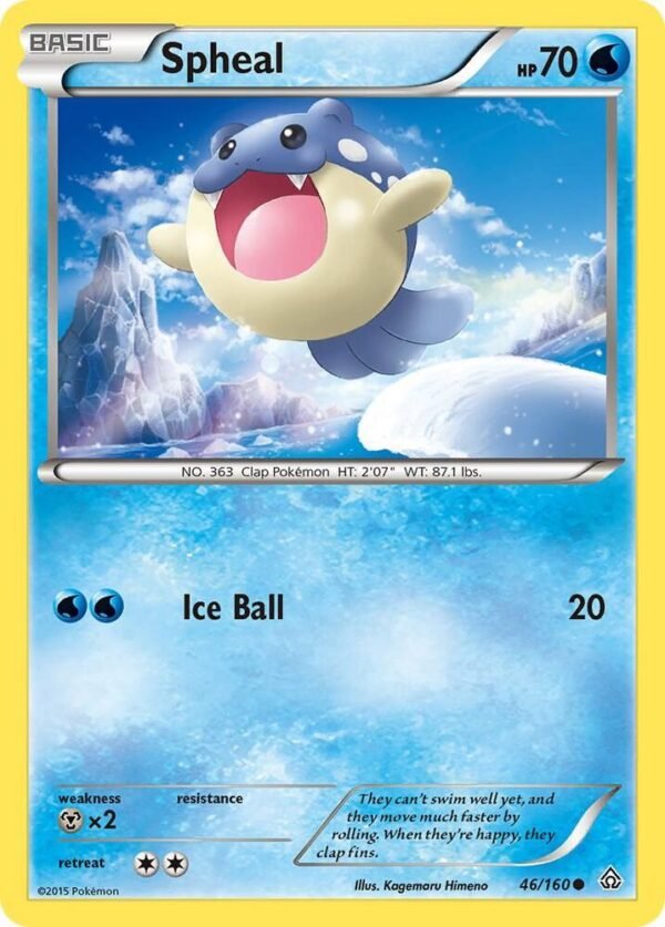 Spheal (46) 46/160 Normal XY – Primal Clash