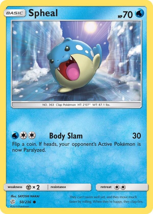 Spheal 50/236 Reverse Holofoil SM – Cosmic Eclipse Spheal 50/236 Reverse Holofoil SM – Cosmic Eclipse