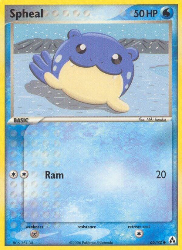 Spheal 65/92 Reverse Holofoil Legend Maker