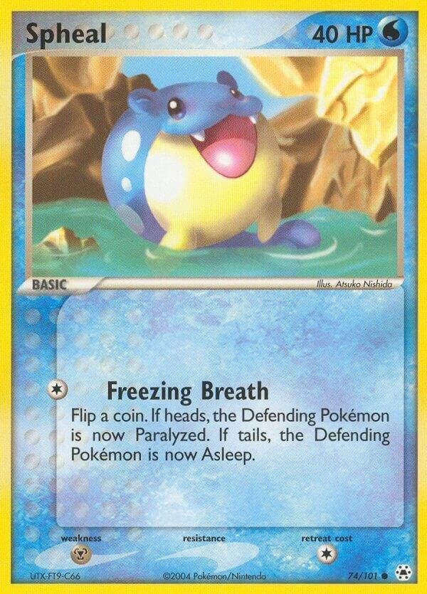 Spheal 74/101 Normal Hidden Legends Spheal 74/101 Normal Hidden Legends
