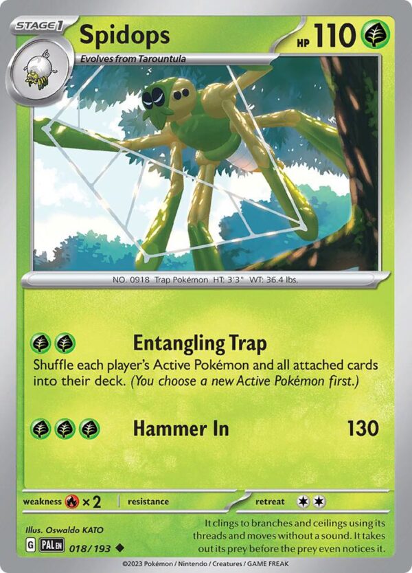 Spidops 018/193 Normal SV02: Paldea Evolved