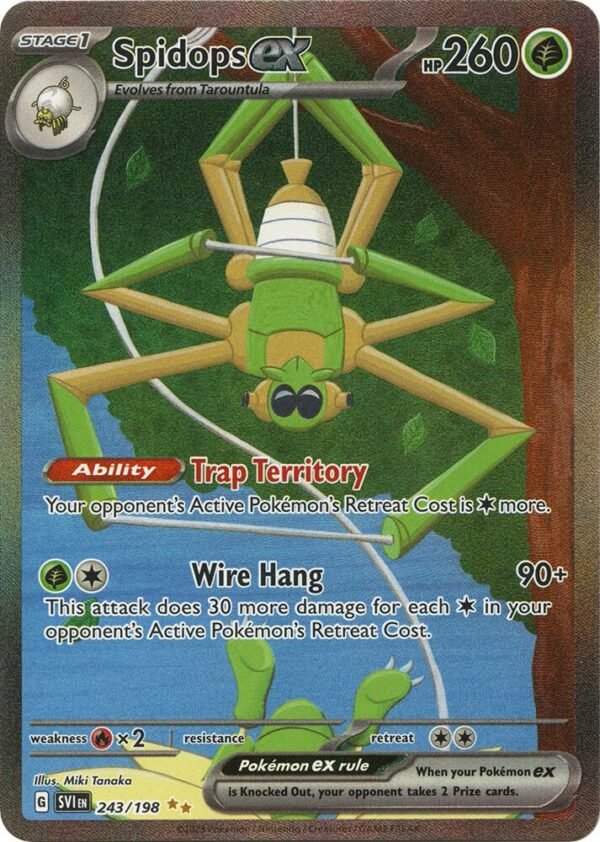 Spidops ex 243/198 Holofoil SV01: Scarlet & Violet Base Set