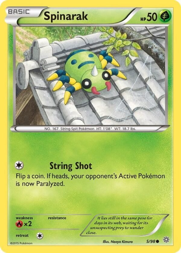 Spinarak 5/98 Normal XY – Ancient Origins