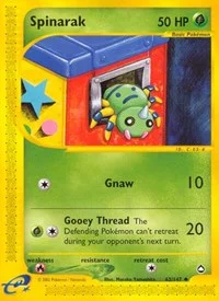 Spinarak (62) | 062/147 | Reverse Holofoil | Aquapolis