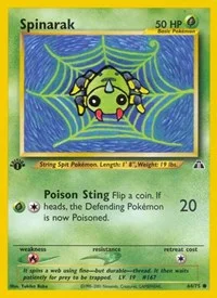 Spinarak | 64/75 | Unlimited | Neo Discovery