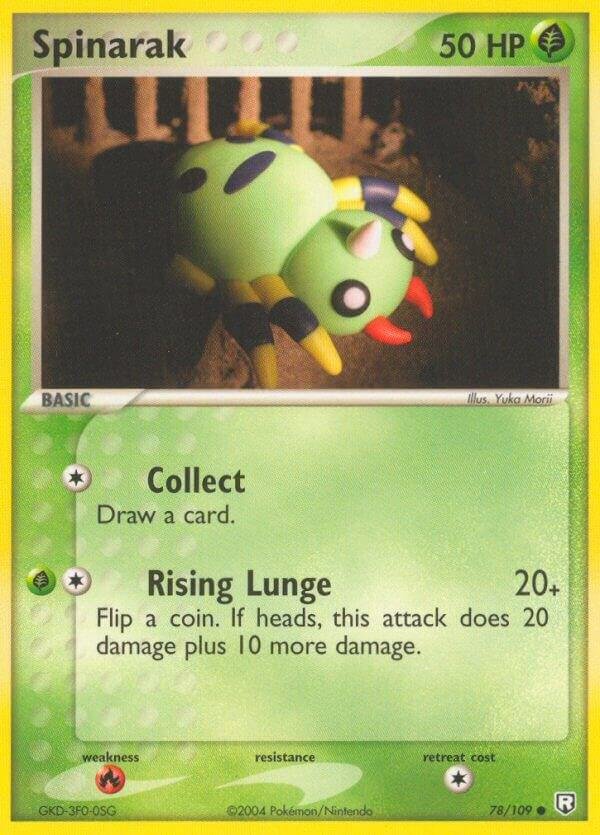 Spinarak 78/109 Normal Team Rocket Returns Spinarak 78/109 Normal Team Rocket Returns