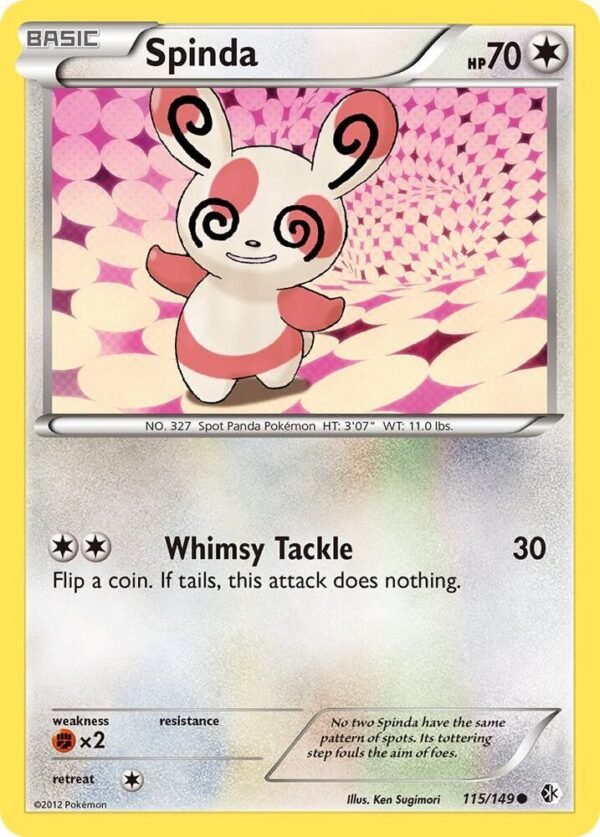 Spinda 115/149 Reverse Holofoil Boundaries Crossed Spinda 115/149 Reverse Holofoil Boundaries Crossed