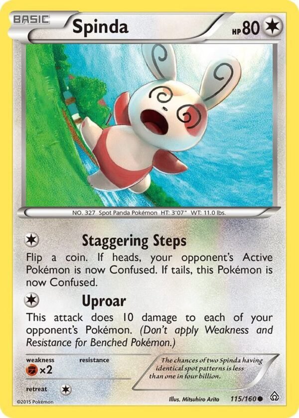 Spinda 115/160 Reverse Holofoil XY – Primal Clash