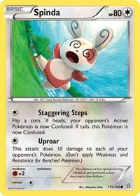 Spinda | 115/160 | Reverse Holofoil | XY - Primal Clash