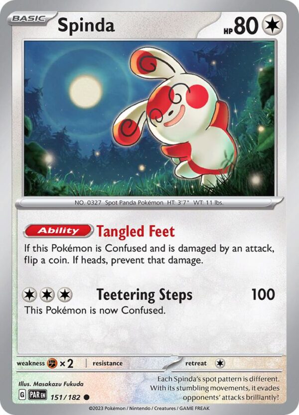 Spinda 151/182 Reverse Holofoil SV04: Paradox Rift