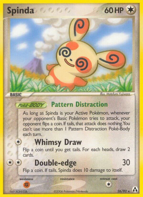Spinda 26/92 Reverse Holofoil Legend Maker