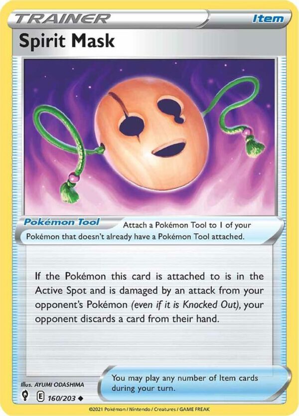 Spirit Mask 160/203 Normal SWSH07: Evolving Skies