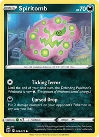 Spiritomb | 089/172 | Normal | SWSH09: Brilliant Stars