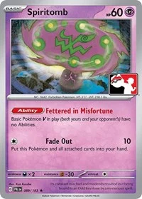 Spiritomb | 089/193 | Holofoil | Prize Pack Series Cards