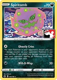 Spiritomb | 103/198 | Holofoil | Prize Pack Series Cards