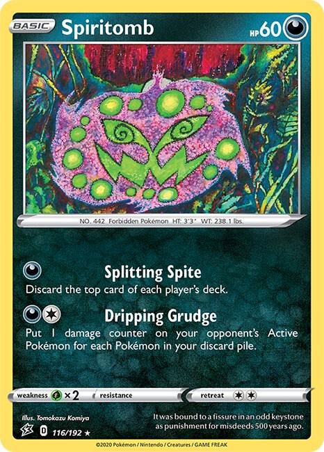 Spiritomb 116/192 Normal SWSH02: Rebel Clash