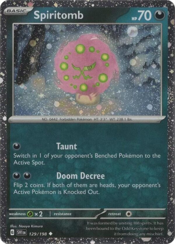 Spiritomb 129/198 (Cosmos Holo) Holofoil Miscellaneous Cards & Products Spiritomb 129/198 (Cosmos Holo) Holofoil Miscellaneous Cards & Products