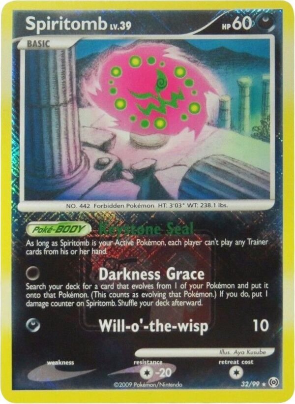 Spiritomb 32/99 (League Promo) 032/099 Reverse Holofoil League & Championship Cards