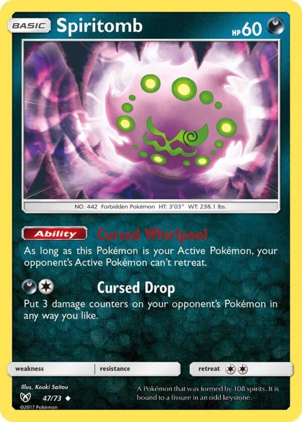 Spiritomb 47/73 Reverse Holofoil Shining Legends