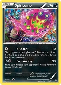 Spiritomb | 55/119 | Reverse Holofoil | XY - Phantom Forces
